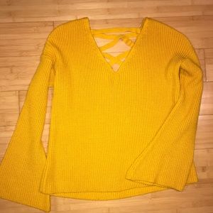 Yellow Topshop sweater